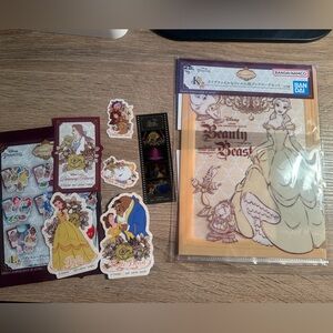 Exclusive in Japan🇯🇵Disney Beauty and the Beast Sticker Set